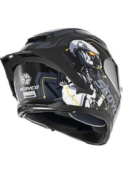 Motosiklet Kask Full Face Ce Yüksek Güvenlikli Motor Kaskı Cyber Edition fırsatları