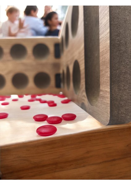 Ahşap Mangala Seti 16X56 cm (Kırmızı Taşlı) fiyatları