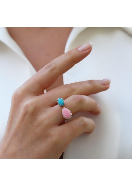 Damla Elips Gümüş Yüzük fiyatları