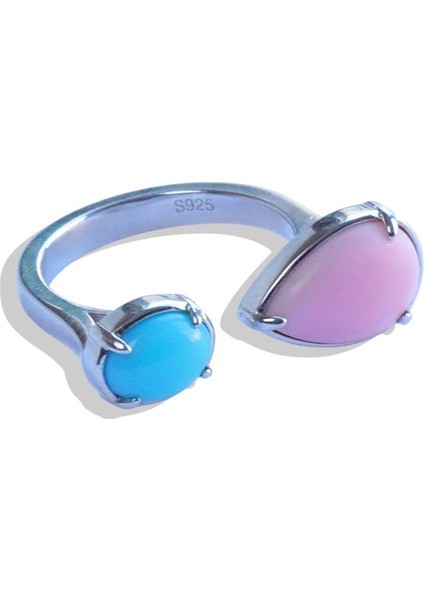 Damla Elips Gümüş Yüzük fırsatları