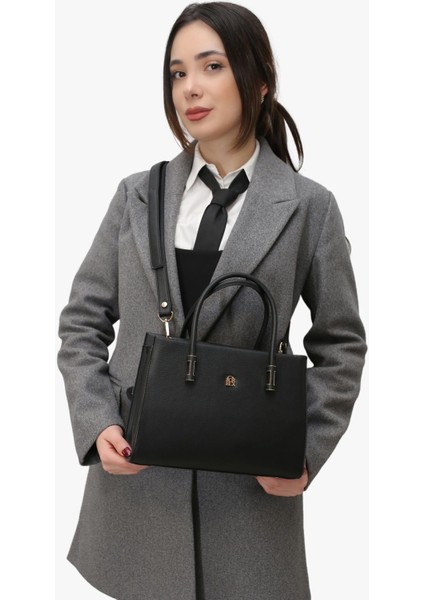 67-8080 Kadın Omuz ve Kol Çanta-Siyah