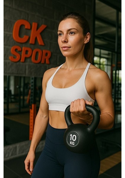 10 kg Kettlebell Siyah – Profesyonel Ev ve Spor Egzersizi fırsatları