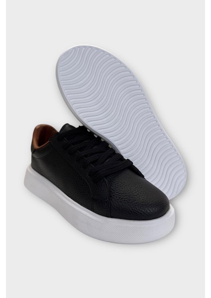 Unisex Günlük Sneaker Ayakkabı Siyah - Taba indirimleri