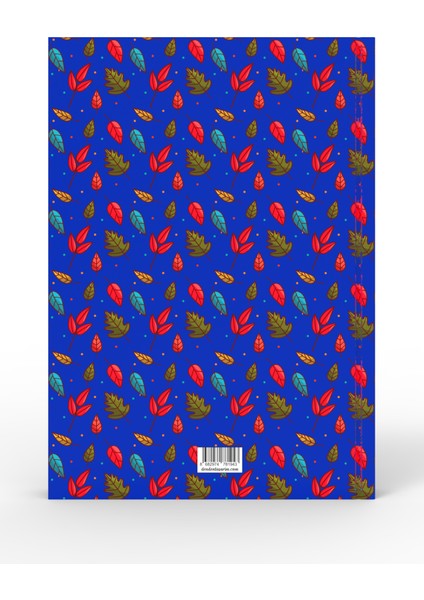 2026 Ajanda Yapraklar Mavi