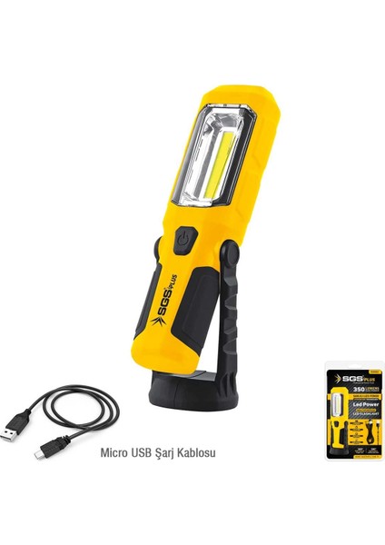 Şarjlı LED Fener / 350 Lumens SGS5054 fırsatları