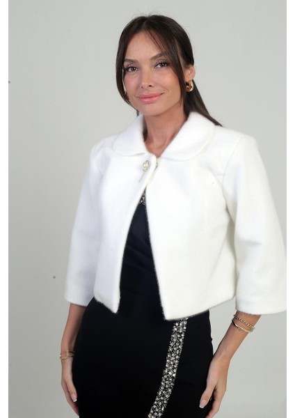 Kadın Bebe Yaka Astarlı Bolero modelleri