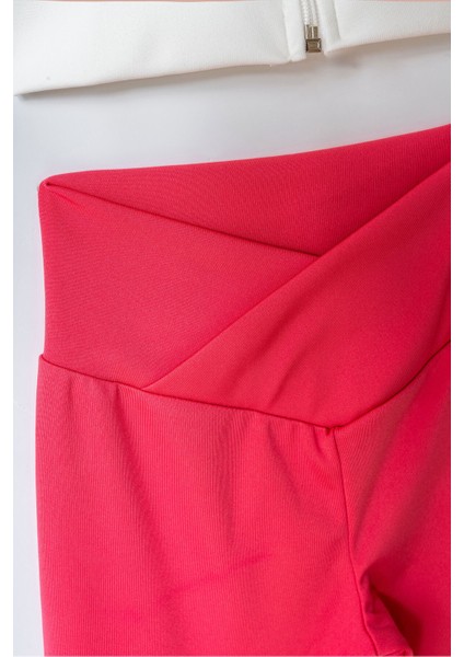 Kız Çocuk 3'lü Spor Crop Takım fırsatları