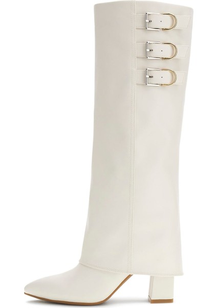 Beyaz Kadın Çizme FLFGARELE11-IVORY fiyatları