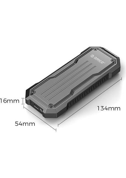OXS2C3-G2 M.2 Nvme/sata Ngff - M Key&b+M Key 10GBPS Type-C Outdoor Çinko Alaşım SSD Disk Kutusu fiyatları