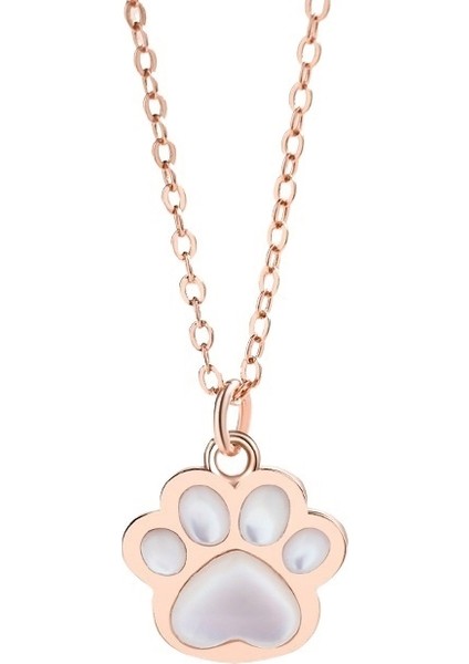 Aşk Kedisi Patisi Kolye (Yurt Dışından)