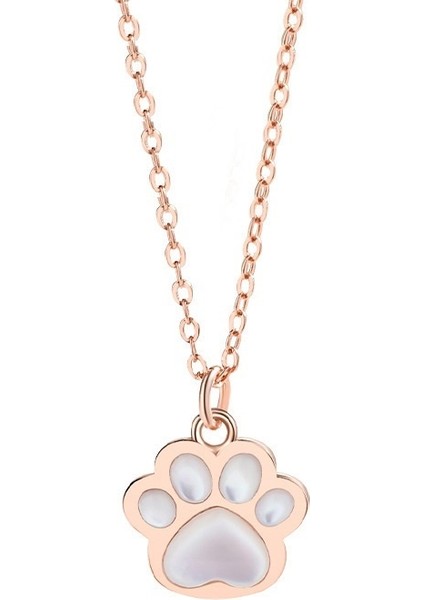 Aşk Kedisi Patisi Kolye (Yurt Dışından) fırsatları