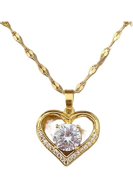 Moda Kalp Kolye Kolye Ucu (Yurt Dışından)