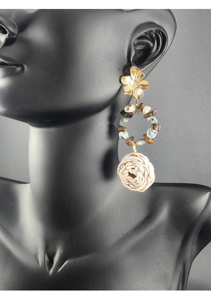 Özel Tasarım Doğal Taş Küpe fiyatları