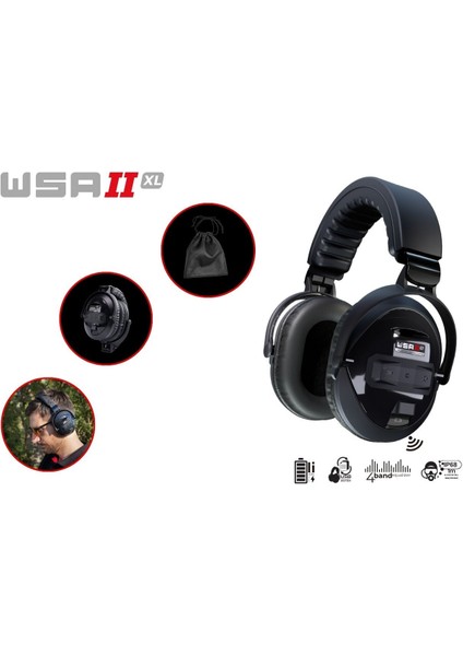 Xtrem Hunter DEDEKTÖR-28FMF Başlık Deus 2 Ana Kontrol Ünitesi WSA2XL Kulaklık (Double Paket) Siyah fırsatları