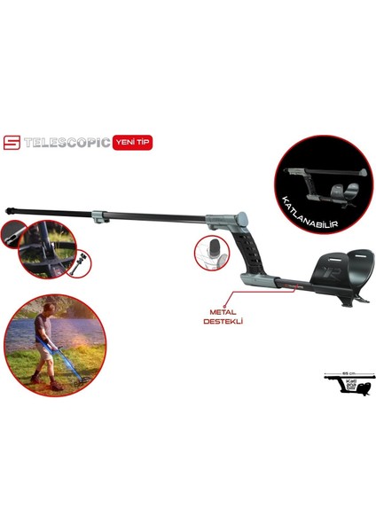 Xtrem Hunter DEDEKTÖR-28FMF Başlık Deus 2 Ana Kontrol Ünitesi WSA2XL Kulaklık (Double Paket) Siyah indirimleri