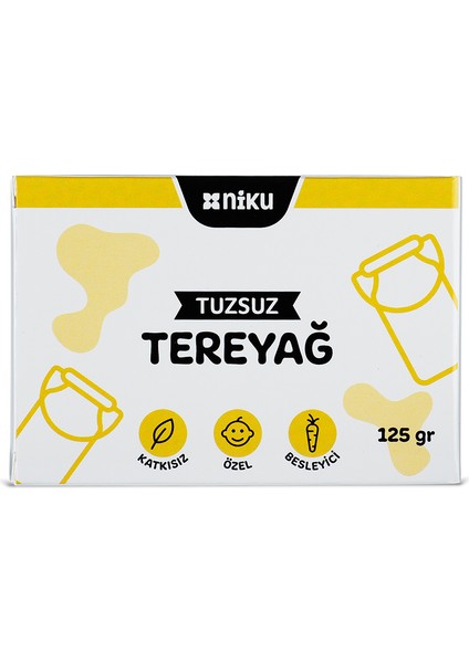 Tuzsuz Tereyağ 125 gr