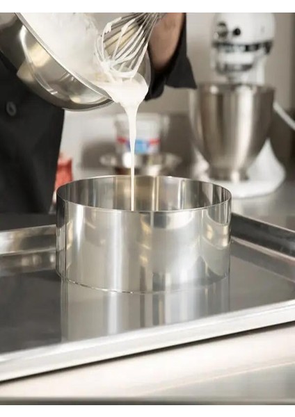 Paslanmaz Çelik Yuvarlak Ayarlanabilir Kek Pasta Kalıbı 15CM-30CM Derinlik 9 cm fiyatları