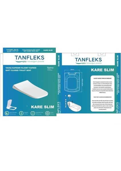 Elitra Kare Yavaş Kapanan Klozet Kapağı Amortisörlü Tak-Çıkar Hijyenik