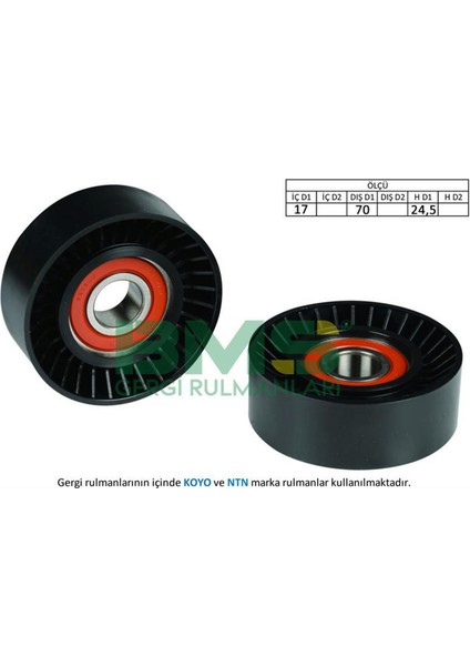 Mtxdpn Alternatör Gergi Rulmani Brava-Bravo-Doblo-Marea-Palio-Stilo 1.6 16V 96