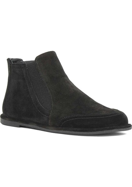 Kadın Siyah Süet Deri Chelsea Bot fiyatları