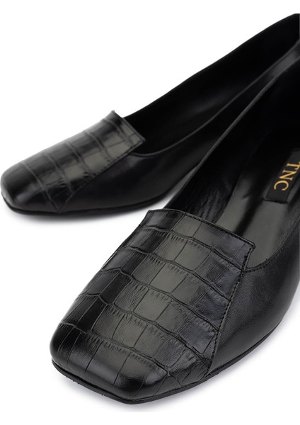 Kadın Hakiki Deri Siyah Kroko Topuklu Ayakkabı 1081 3541 Bn Ayk SK25-26 Syh Kroko/syh Dr modelleri