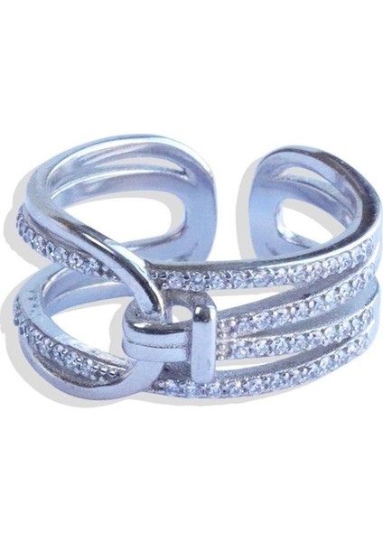 Taşlı Düğüm Gümüş Yüzük fırsatları