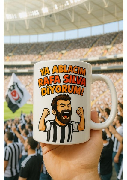 Ya Ablacım Rafa Silva Diyorum Çift Baskılı Kupa Bardak