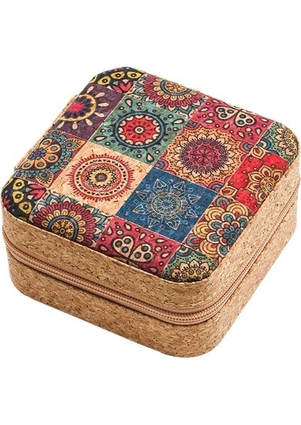 Orijinal Yüksek Mücevher Kutusu Taşınabilir Seyahat Küpe Yüzük Kolye Saklama Kutusu (Yurt Dışından)