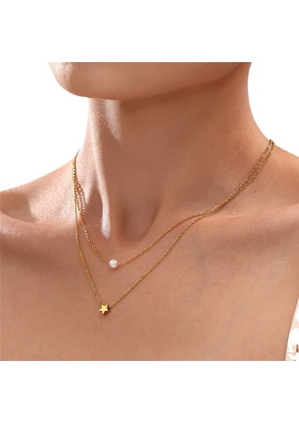 Yıldız Boncuk Çok Katmanlı Kolye (Yurt Dışından) fiyatları