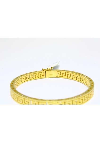 14 Ayar Altın Grek Tasarım Kelepçe Bilezik 10.60 gr fırsatları