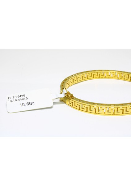 14 Ayar Altın Grek Tasarım Kelepçe Bilezik 10.60 gr indirimleri