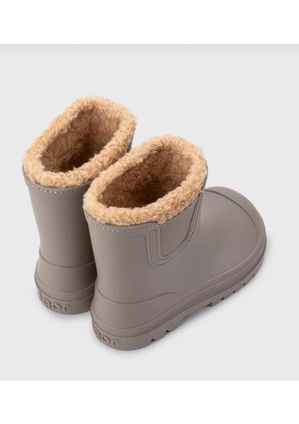 Verona Borreguıto Taupe/ Kahverengi Kürklü Çocuk Yağmur Botu modelleri