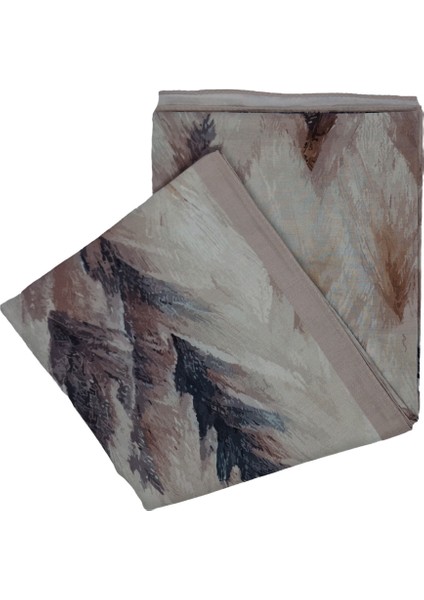 Yaprak Düşü Yaprak Desenli Pamuklu Üçlü Şal Seti fiyatları