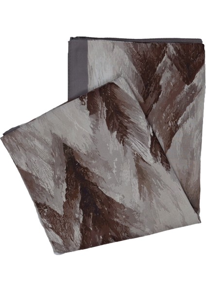 Yaprak Düşü Yaprak Desenli Pamuklu Üçlü Şal Seti modelleri