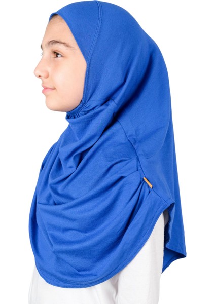 Pratik Hazır Geçmeli Çocuk Şal Mavi modelleri