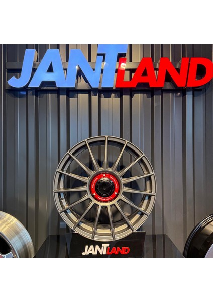 Jantland - 18 5X114.3 Oz Racıng Superturısmo Gun Metal Jant (4ADET)