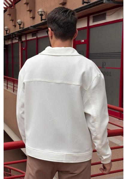 Erkek, Fitil Desenli, Gömlek Yaka, Rahat Kesim, Mevsimlik-Baharlık Ceket 618 fırsatları