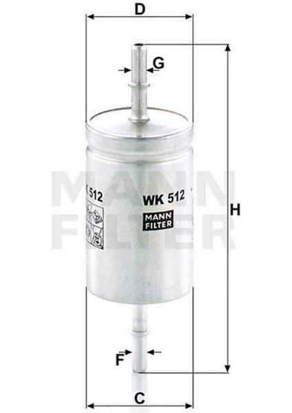 Mtxdpn Yakit Filtresi Seat Ibiza Ii 1.4 60HP 09/93-08/99