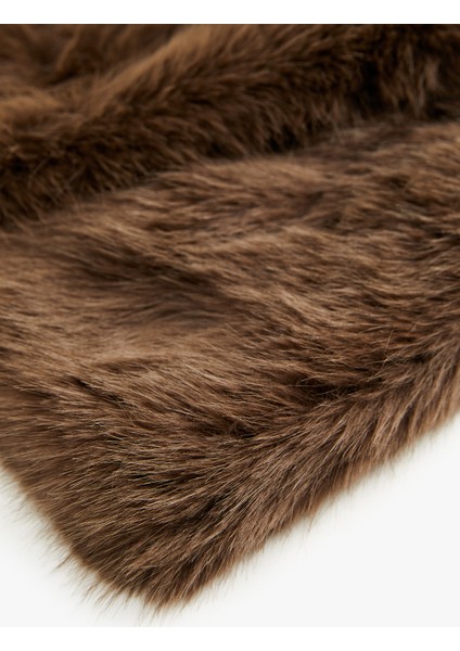 Suni Kürklü Uzun Atkı - Koton x Melis Ağazat modelleri