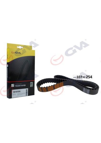 Mtxdpn Triger Kayişi 107X254 Chevrolet Matiz 0.8 6V 05 Spark 0.8 6V 02 Daewoo-Mitsubishi