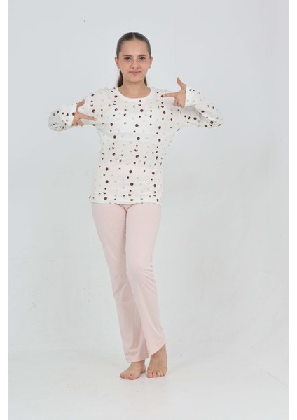 Kız Çocuk Karma Baskılı Pijama Takım modelleri