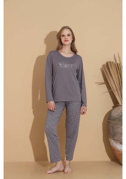 Gri Pijama Takımı