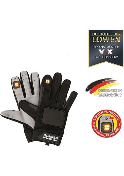 Motosiklet ve Bisiklet Sinyalli Eldiven Parlak Ledli Motor-Bike Sinyal Veren LED Eldiveni modelleri