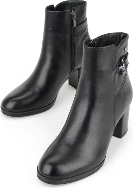, Kadın Hakiki Deri Bot 1531022Z7571 Siyah indirimleri