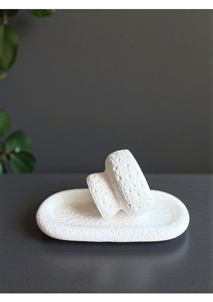 El Yapımı Dekoratif 2’li Beton Set – Mantar Formlu Kase ve Tabak, Masa Üstü Dekor, Şık Ev Aksesuarı modelleri