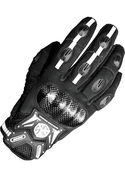Motosiklet ve Bisiklet Eldiveni Telefon Dokunmatikli Carbon Fiber Mevsimlik Eldiven (Siyah) fırsatları