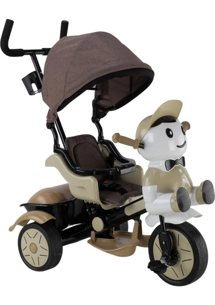 Yupi Triycle Lüx Üç Tekerlikli Bisiklet Kahve