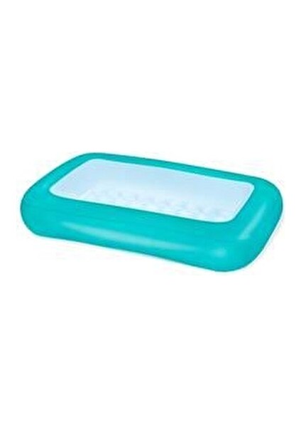 Şişme Zemin Havuz 165x104x25 cm Pembe Renkli Çocuklar İçin Dayanıklı Vinil