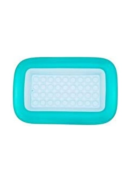 Şişme Zemin Havuz 165x104x25 cm Pembe Renkli Çocuklar İçin Dayanıklı Vinil