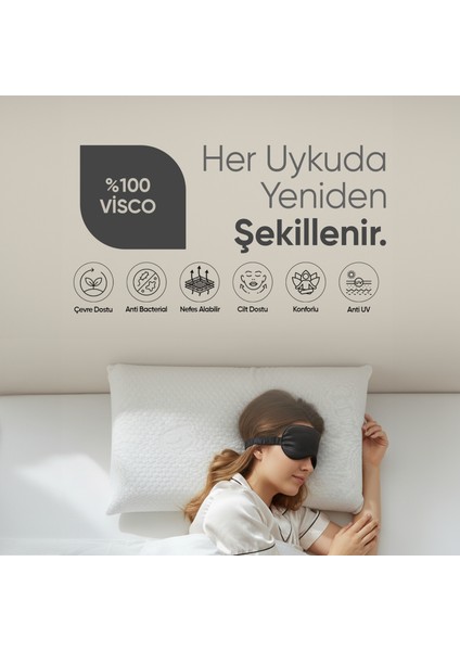 Isı Kontrol Yastığı Termoswıtch Ortopedik Düz Uzun Boy Visko Yastık -Termal Isı Dengeleyici Yastık fiyatları